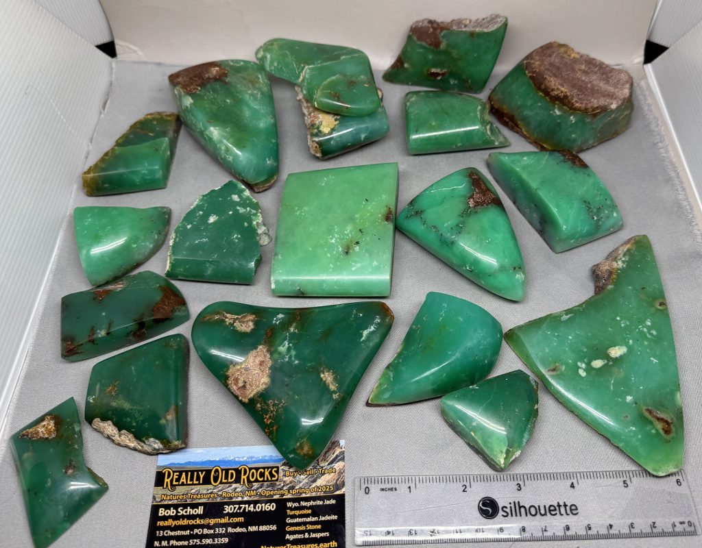 Marlborough Australian chrysoprase Tucson Gem Shows