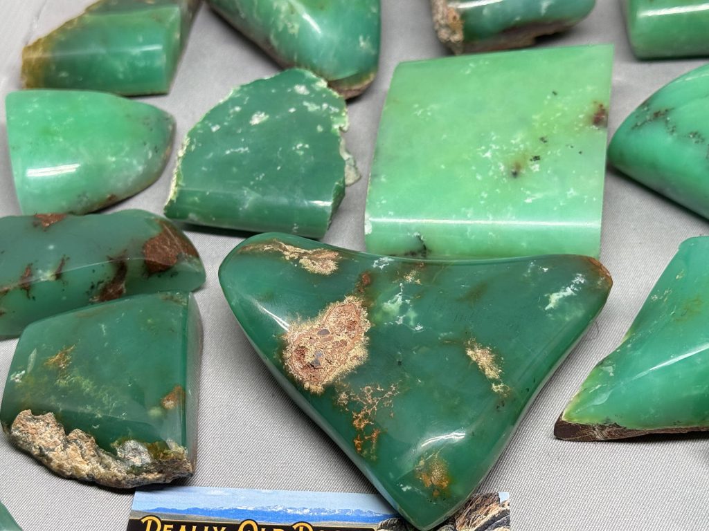 Marlborough Australian chrysoprase Tucson Gem Shows