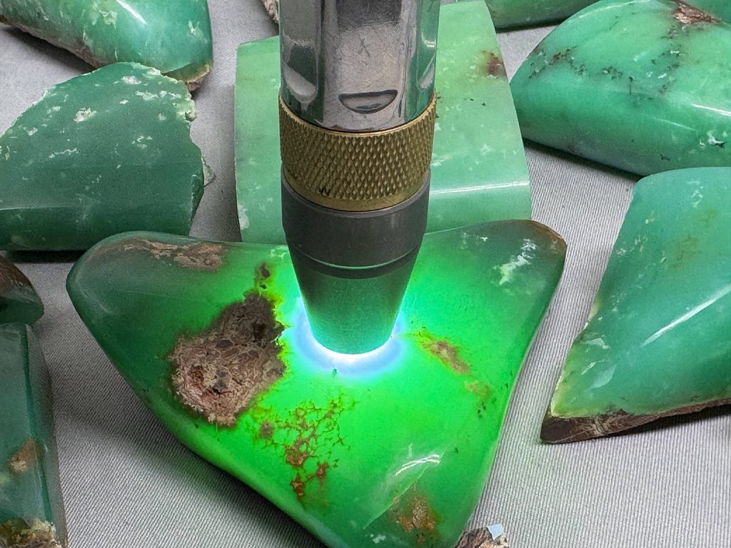 Marlborough Australian chrysoprase Tucson Gem Shows